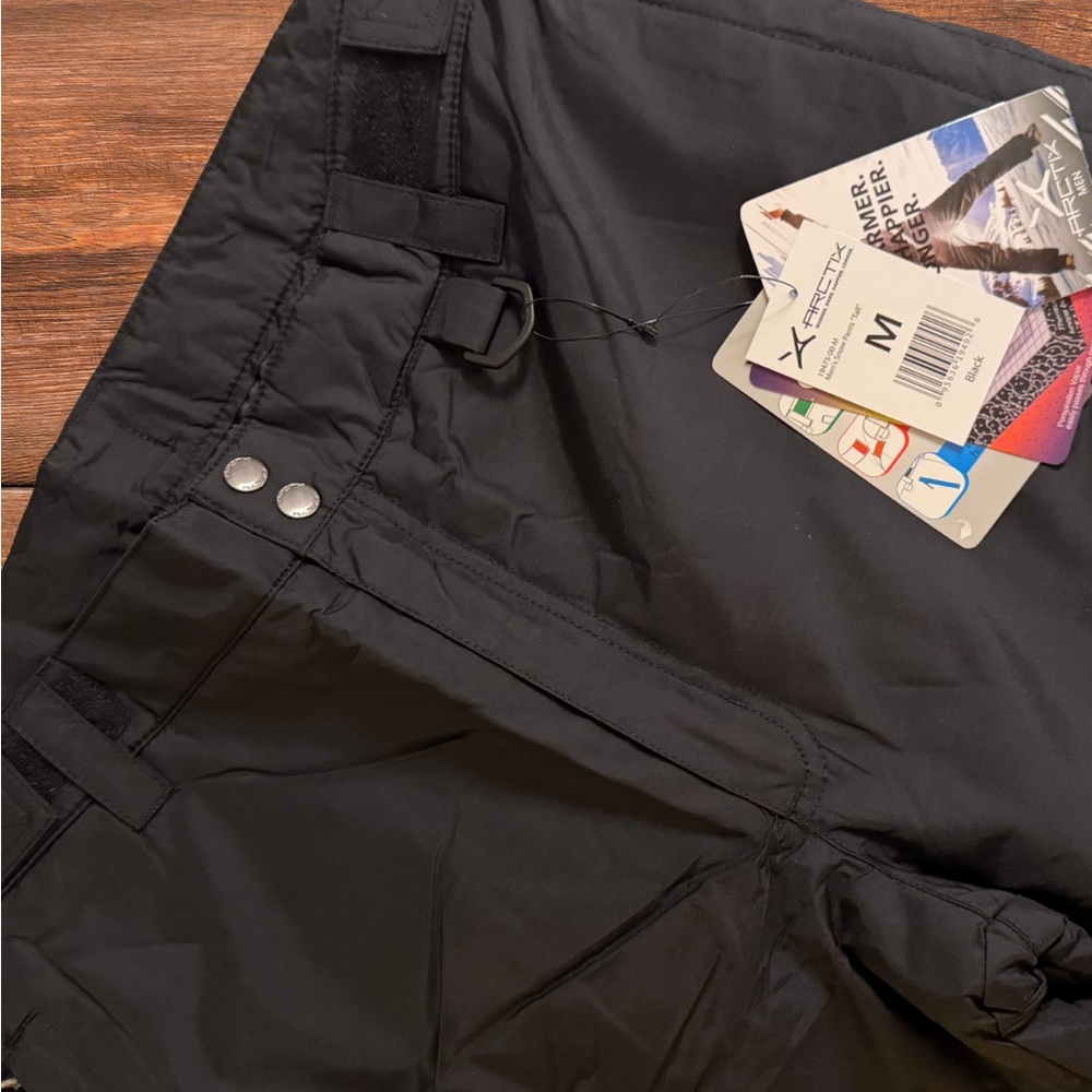 ARCTIX Men’s Snow Pants – Size Medium Tall – Black – NWT